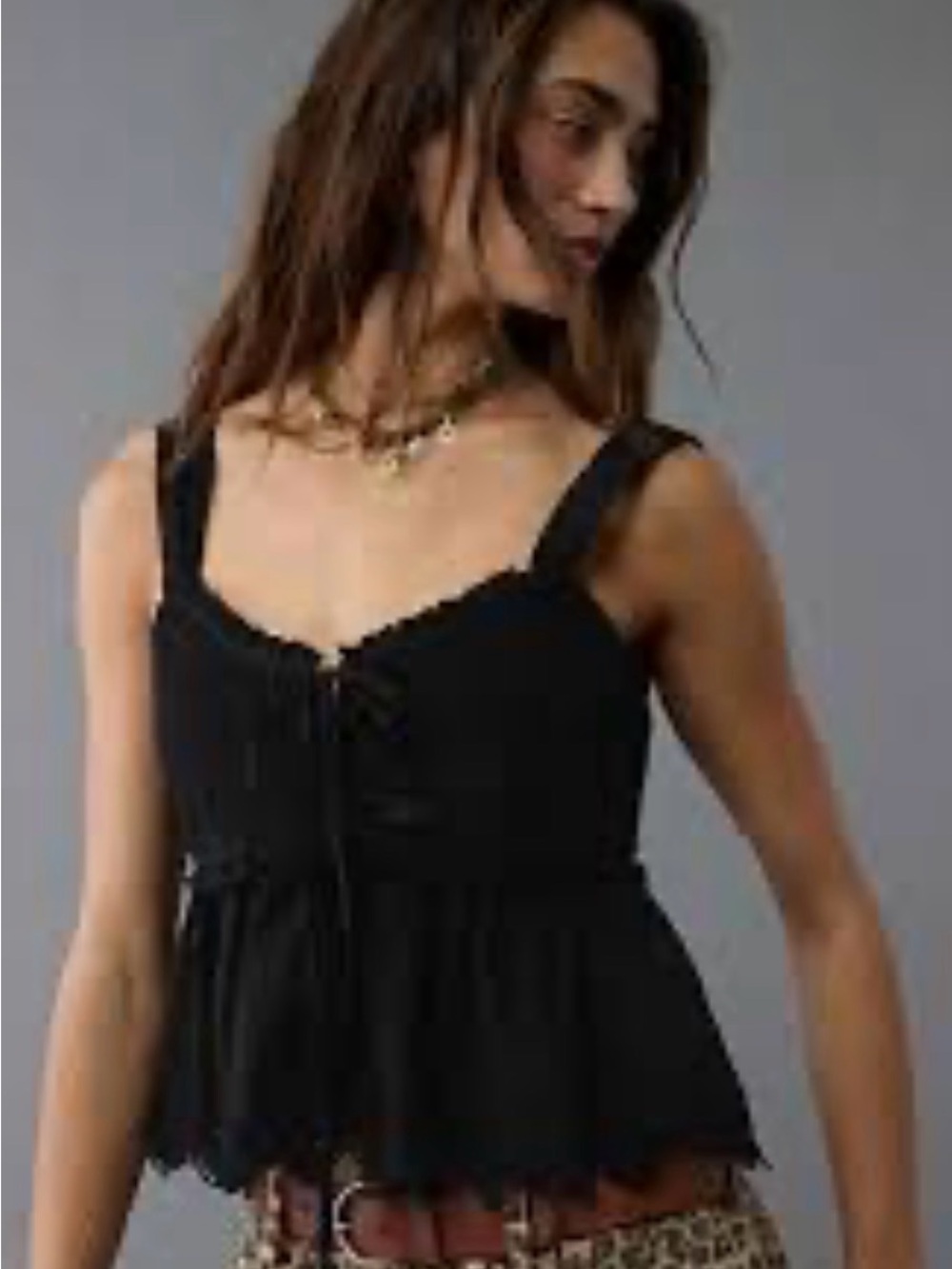 American Eagle Tie-Front Babydoll Cami. MAKE ME AN OFFER!